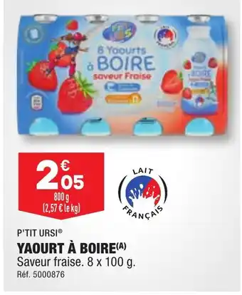 ALDI YAOURT À BOIRE(A) offre