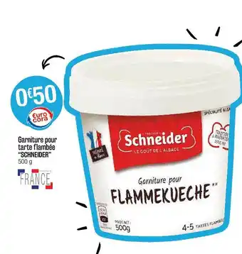 Cora x Carrefour Garniture Pour Tarte Flambée offre