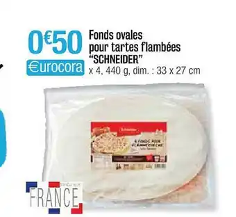 Fonds Ovales Pour Tartes Flambées