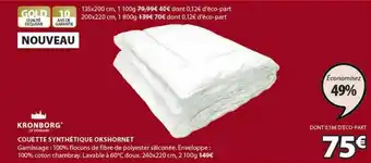 JYSK Couette Synthétique Okshornet Kronborg offre