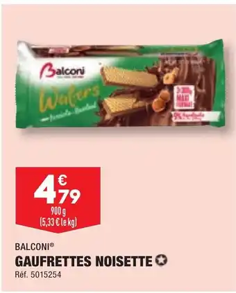 ALDI GAUFRETTES NOISETTE offre