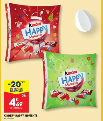 ALDI KINDERⓇ HAPPY MOMENTS offre