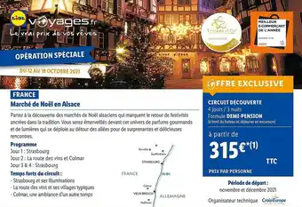 France : Marché De Noël En Alsace