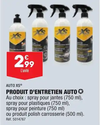 ALDI PRODUIT D'ENTRETIEN AUTO offre