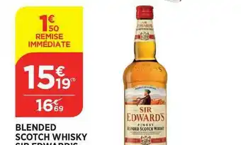 Maximarché Blended Scotch Whisky Sir Edward's offre