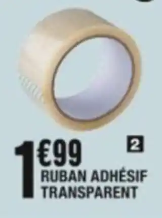 La Foir'Fouille RUBAN ADHÉSIF TRANSPARENT offre