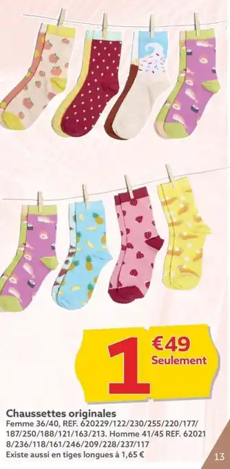Gifi Chaussettes originales offre
