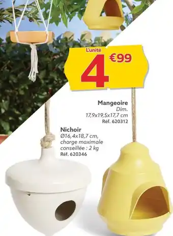 Gifi Mangeoire Dim. offre