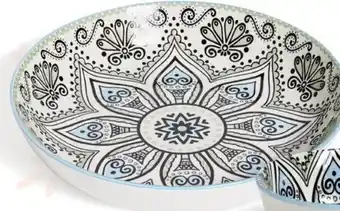 Gifi Plat de présentation Ø23 cm, porcelaine Réf. 620096 offre