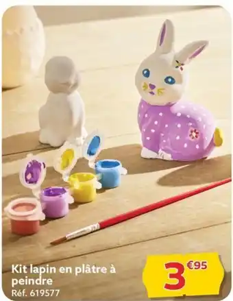 Gifi Kit lapin en plâtre à peindre Réf. 619577 offre