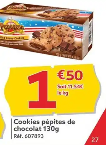 Gifi Cookies pépites de chocolat 130g offre