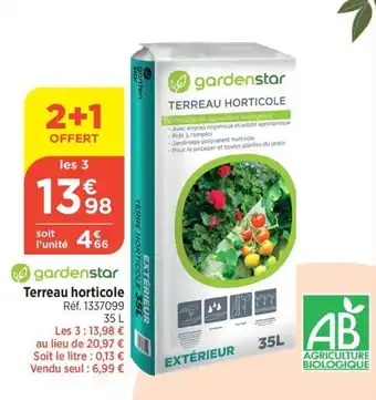 Bi1 Terreau horticole Réf. offre