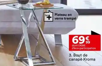 BUT Bout de canapé Kroma offre