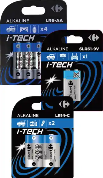 Carrefour Market CARREFOUR SUR TOUTES LES PILES I-TECH offre
