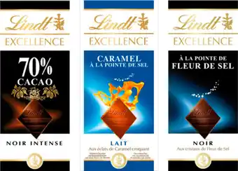 Carrefour Market LINDT EXCELLENCE SUR TOUTES LES TABLETTES offre