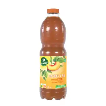 Carrefour Market CARREFOUR SENSATION Iced Tea saveur pêche offre