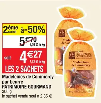 Migros Madeleines de commercy pur beurre patrimoine gourmand offre