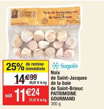 Migros Noix de saint-jacques de la baie de saint-brieuc patrimoine gourmand offre