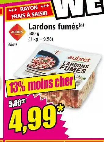 Norma AUBRET Lardons fumés offre