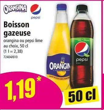 Norma ORANGINA / PEPSI Boisson gazeuse offre
