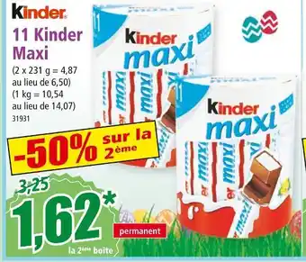 Norma Kinder 11 Kinder Maxi offre