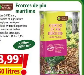 Norma TERRE AU NATUREL Écorces de pin maritime offre