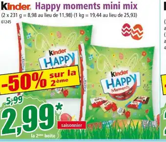 Norma KINDER Happy moments mini mix offre