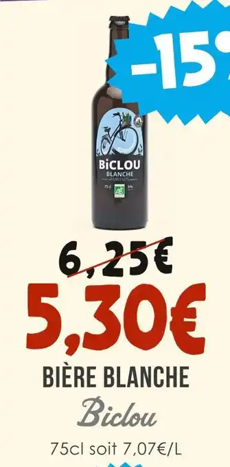 Naturalia Biclou BIÈRE BLANCHE offre