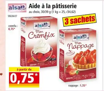 Norma ALSA Aide à la pâtisserie offre