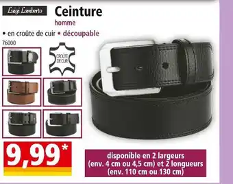 Norma LUIGI LAMBERTO Ceinture offre