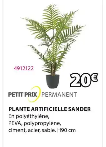 JYSK PLANTE ARTIFICIELLE SANDER offre