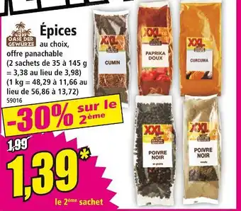 Norma OASE DER GEWURZE Épices offre