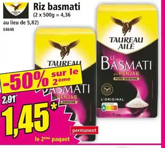 TAUREAU AILÉ Riz basmati