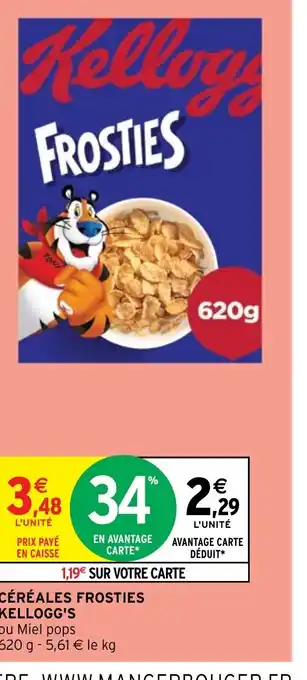 Intermarché Hyper CÉRÉALES FROSTIES KELLOGG'S offre