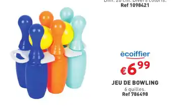 Trafic JEU DE BOWLING offre