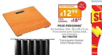 PESE PERSONNE