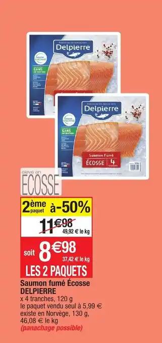 Saumon fumé écosse delpierre