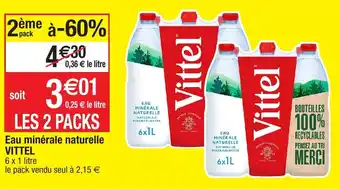 Eau minérale naturelle vittel