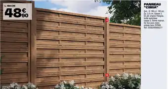 Brico Dépôt PANNEAU "CIMIA" offre