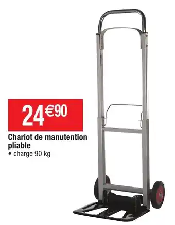 Chariot de manutention pliable