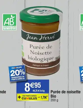 Migros Purée de noisette bio offre