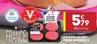 ALDI 8 Steaks hachés façon bouchère offre