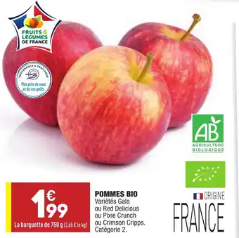 ALDI Pommes bio offre