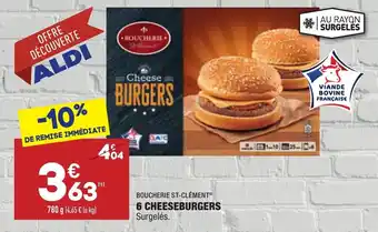 ALDI 6 Cheeseburgers offre