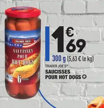 ALDI Saucisses pour hot dogs offre