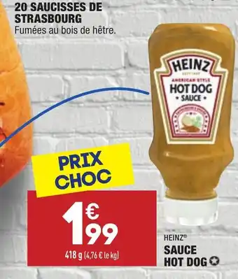 ALDI Sauce hot dog offre