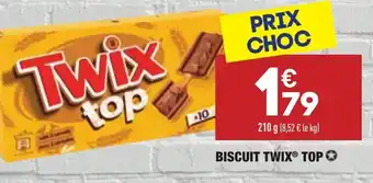Biscuit twix top