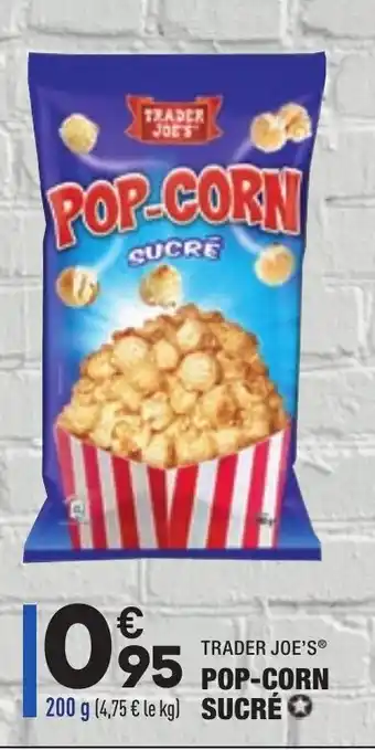 ALDI Pop-corn sucré offre