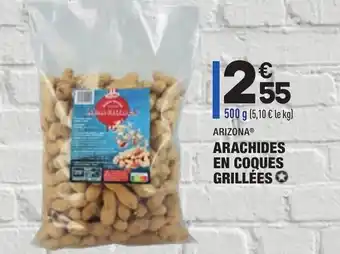 Arachides en coques grillées