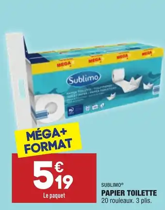 ALDI Papier toilette offre